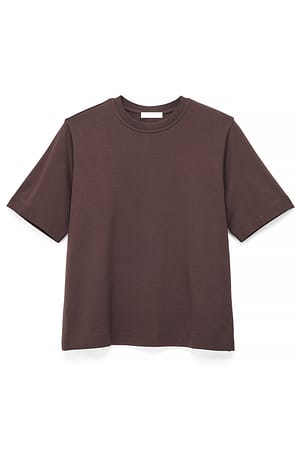 Brown Oversized Heavy T-Shirt