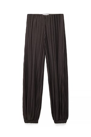 Brown plissierte Ballonhose