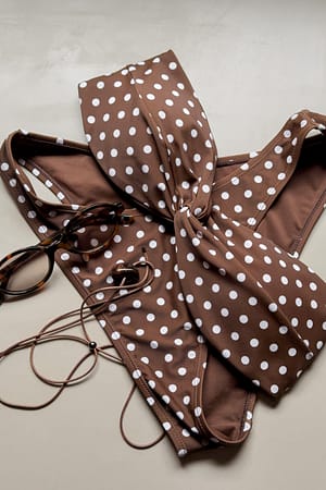 Dot Print Printed Bikini Panties