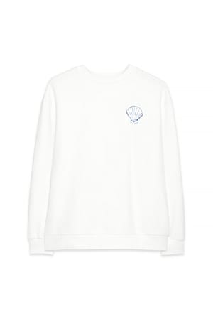 Off White Sweatshirt imprimé oversize