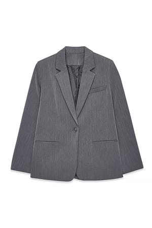 Grey Regular Blazer