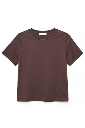 Brown Regular Fit T-Shirt