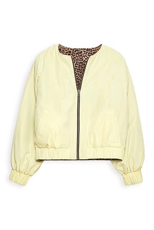 Light Yellow Omkeerbare bomberjack