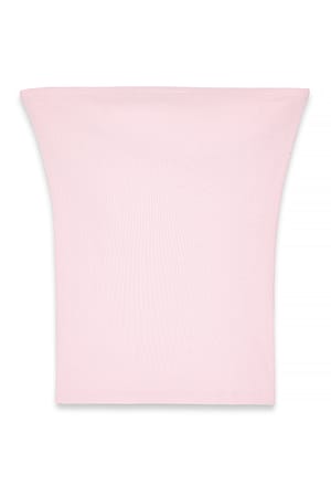 Light Pink Ribbed Tube Top