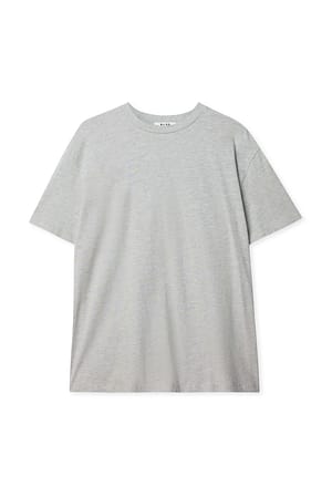 Grey Melange Oversize t-shirt