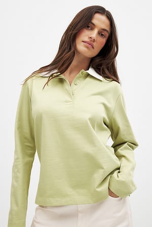 Light Green Rugby-Shirt