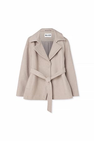 Taupe Korte jas