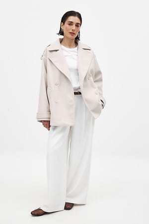 Offwhite Korte jas