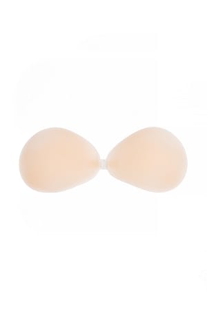 Beige Silicone Bra