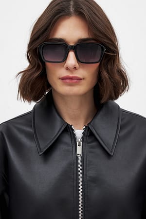 Black Square Sunglasses