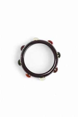Multicolor Armreif mit Steindetail