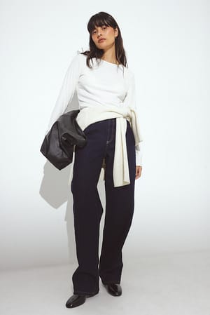 Rinse Wash Rette jeans med høy midje