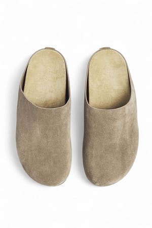 Taupe Suède instappers