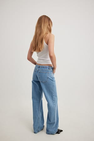 Light Blue Low Waist Jeans