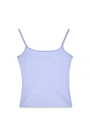 Light Blue Basiclinne med tunna axelband