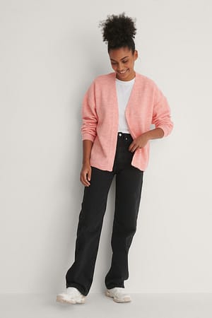 Pink Amy Knit Cardigan