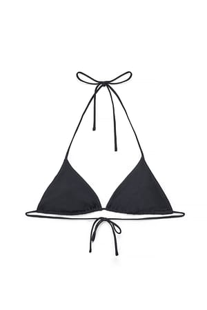 Black Triangle Bikini Top