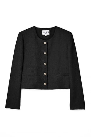 Black Jakke i tweed