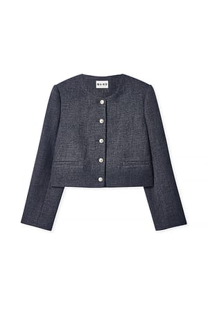 Grey Chaqueta de tweed