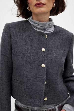 Grey Tweed jasje