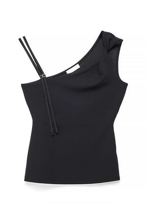 Black Gedraaide Cargo Top