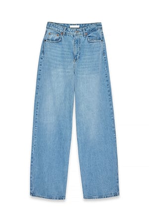 Light Blue Wide High Waist Jeans