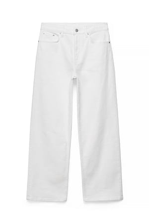 White Yard enkeljeans met hoge taille