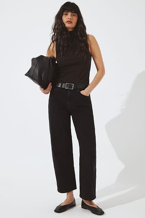 Black Jean court taille haute Yard