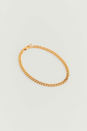Gold Gold Plated Chain Bracelet