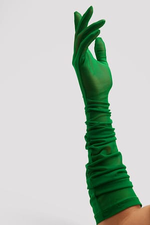 Strong Green Mesh handschuhe