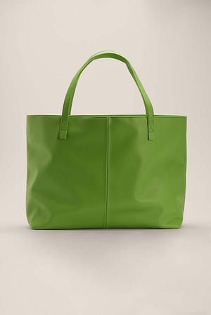 Apple Green Tote Bag oversize