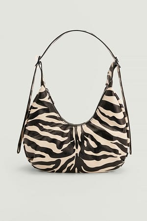Zebra Runde Mini-Handtasche