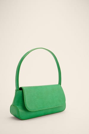 Green Baguette-Tasche