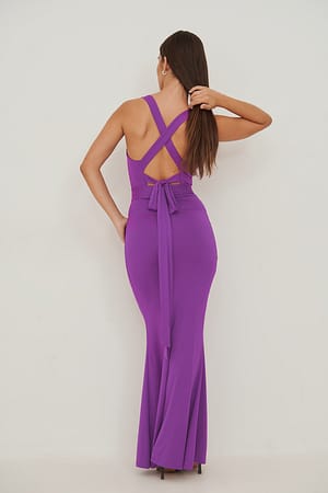 Purple Maxi-jurk