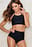 Scalloped Edge High Waist Bikini Bottom