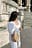 Squared Neck Detail Dress