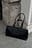 Squared Leather Tote Bag