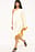 asymmetrisches Kleid mit Spitzenkante
