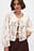 Balloon Sleeve Collar Blouse