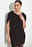 Minikleid mit Perlenbesatz und Cape