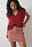 Belted Mini Skirt