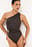 Buckle Asymmetric Swimsuit