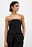 Button Front Bandeau Corset Top