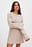 Cable Knitted Boat Neck Mini Dress