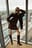 Cable Knitted Flare Mini Dress