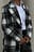 Checked Long Coat