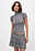 Checked Pleat Detail Mini Skirt