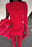 Chiffon Draped Mini Dress