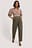 Pleat Balloon Checked Suit Pants