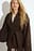 Contrast Binding Short Coat
